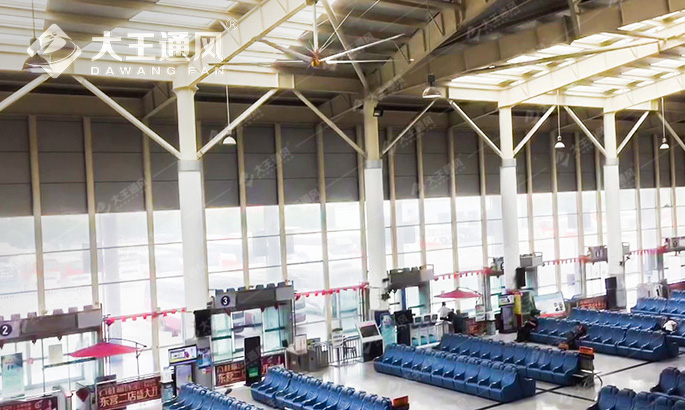 公共場館安裝大型工業(yè)吊扇