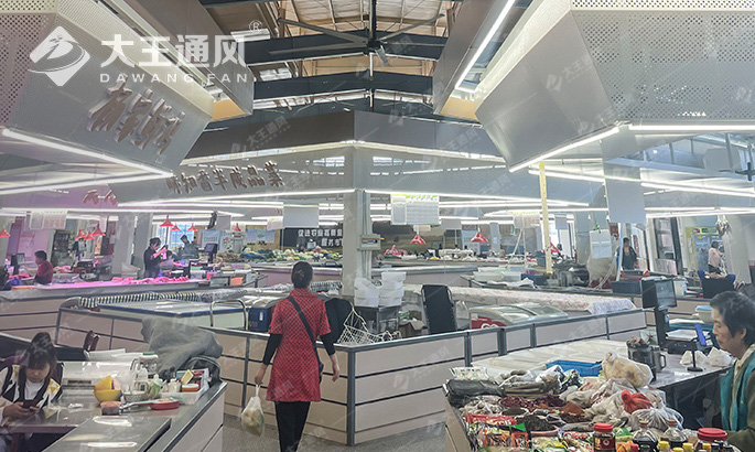 商業(yè)場所安裝大型工業(yè)吊扇