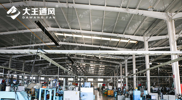 湖北某機械廠車間大吊扇