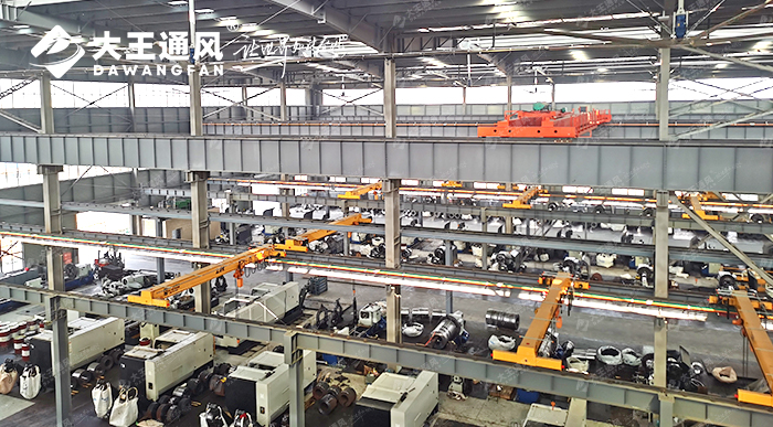 大王通風(fēng)入駐江陰方圓環(huán)鍛法蘭生產(chǎn)工廠