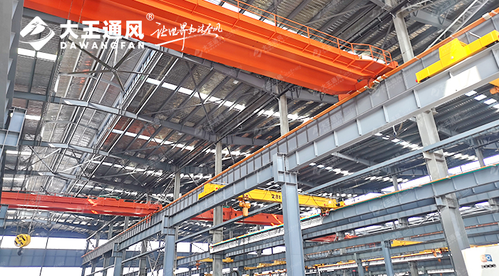 大王通風(fēng)入駐江陰方圓環(huán)鍛法蘭生產(chǎn)工廠