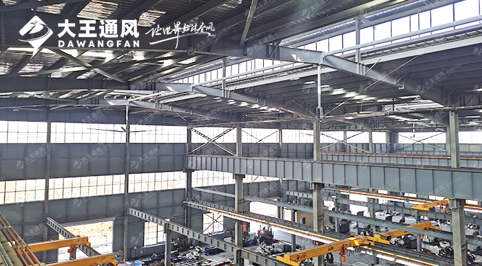 大王通風(fēng)入駐江陰方圓環(huán)鍛法蘭生產(chǎn)工廠