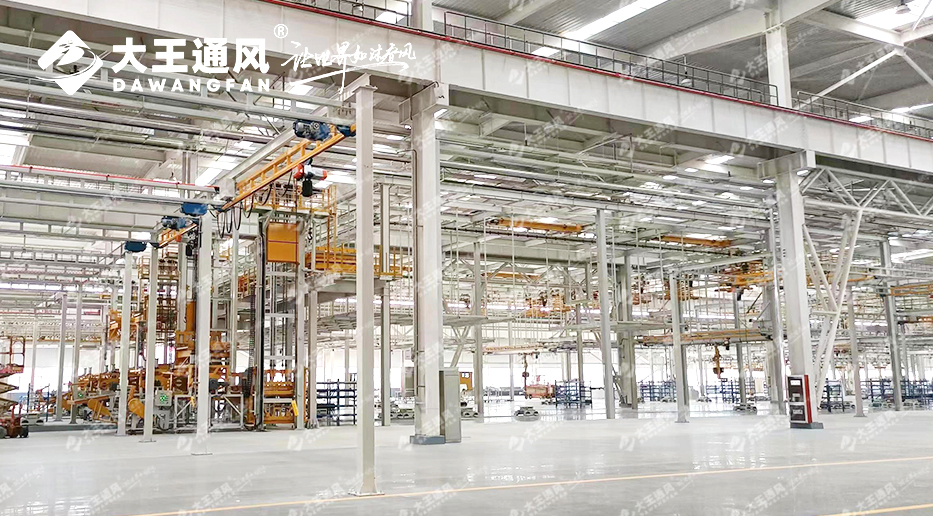 實(shí)力助陣，大王通風(fēng)為臨工重機(jī)通風(fēng)降溫保駕護(hù)航