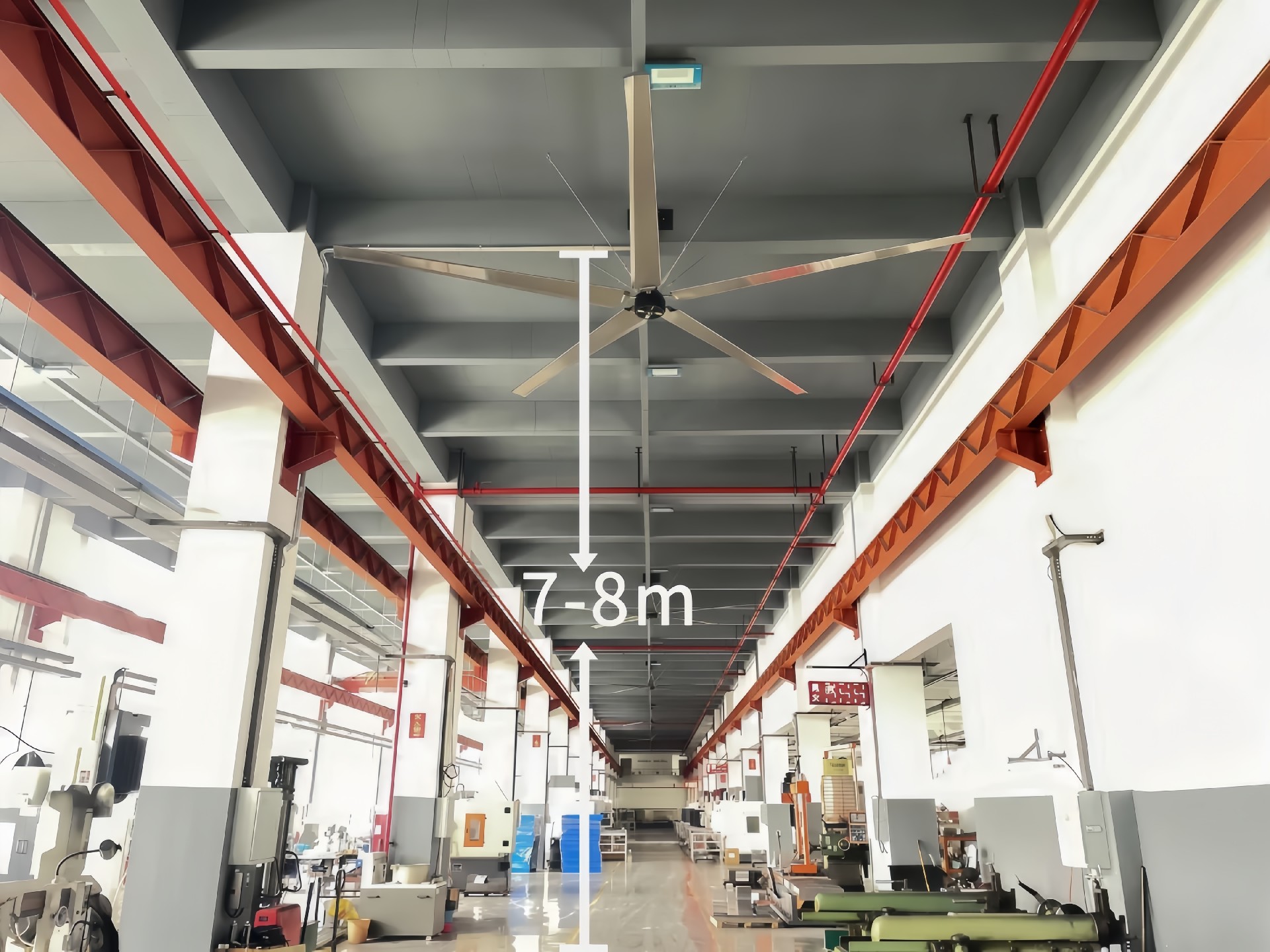 工廠車間如何正確選擇工業(yè)大風(fēng)扇尺寸？